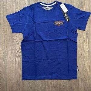 NWT 65 MCMLXV Men's Vintage Logo Graphic T-Shirt In Navy Size XS